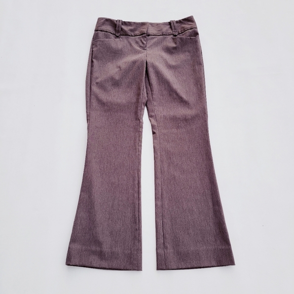 THE LIMITED ♡ Gorgeous Brown Thin Viscose Blend Exact Stretch Casual Pants 8S - Picture 5 of 8